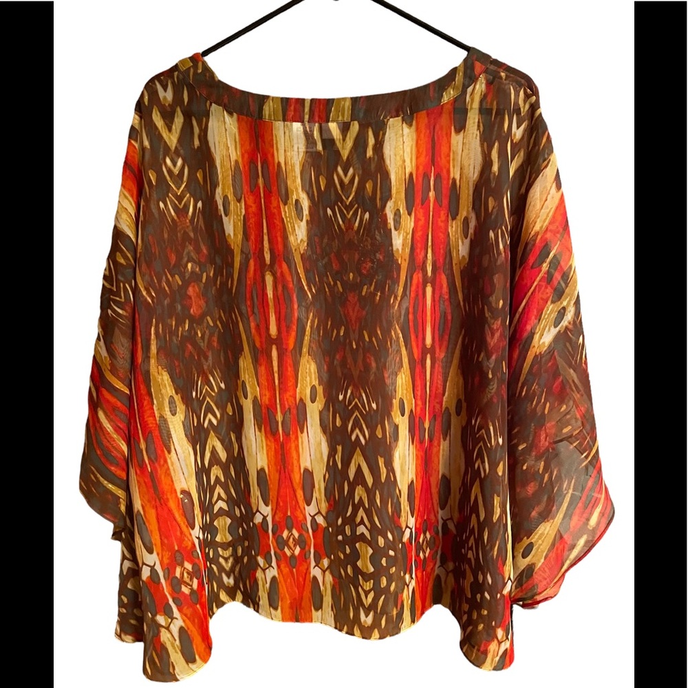 EUC Chico’s Sheer Top Size L/XL - Picture 2 of 3